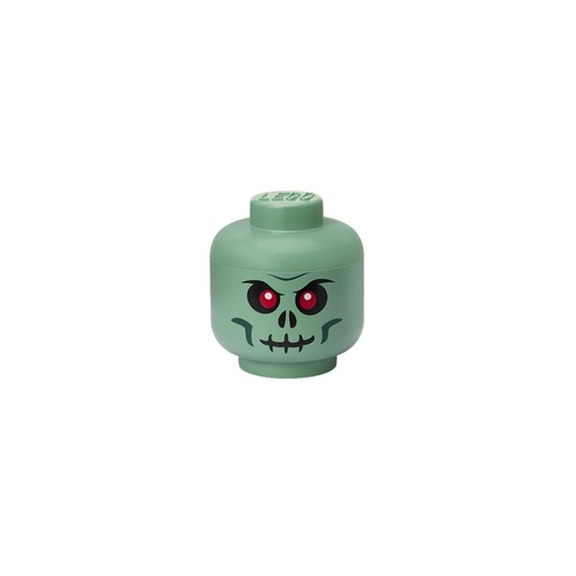 okładka LEGO(R) pojemnik główka mini - green skeleton książka