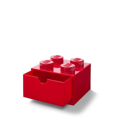 okładka LEGO(R) pojemnik z szufladą czwórka czerwony książka