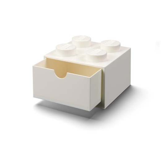 okładka LEGO(R) pojemnik klocek z szufladą na czwórka biały książka