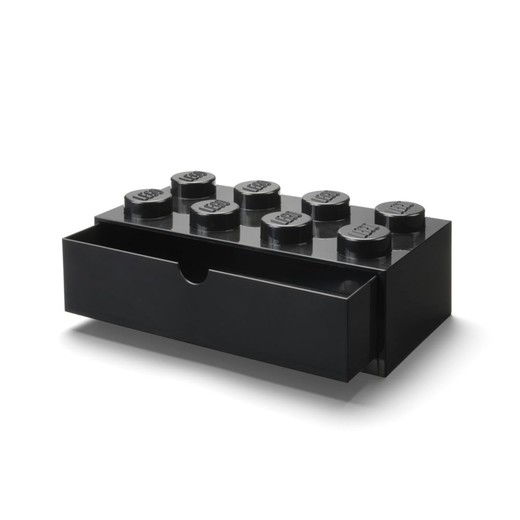 okładka LEGO(R) pojemnik klocek z szufladą ósemka czarny książka