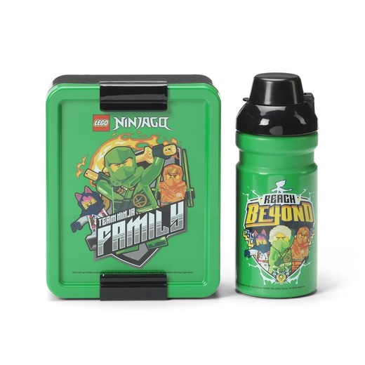 okładka LEGO(R) lunchset Ninjago zielony książka