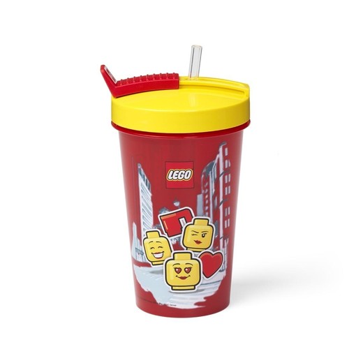 okładka LEGO(R) kubek ze słomką Iconic Girl książka