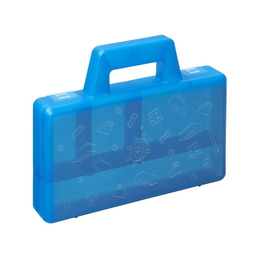okładka Lego(R) box do sortowania klocków mały niebieski książka