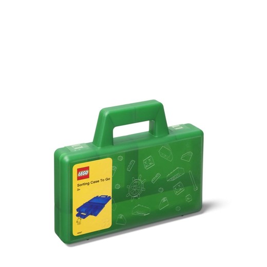 okładka Lego(R) box do sortowania klocków mały zielony książka