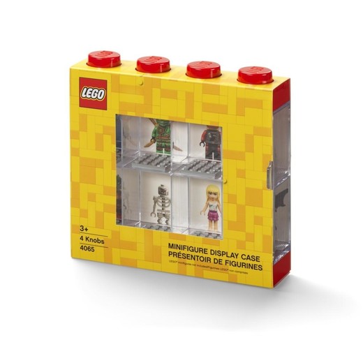 okładka Lego(R) witrynka na 8 minifigurek czerwona książka