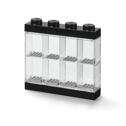okładka Lego(R) witryna na 8 minifigurek czarna książka