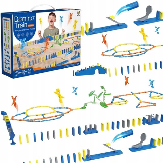 okładka Klocki domino 120el książka