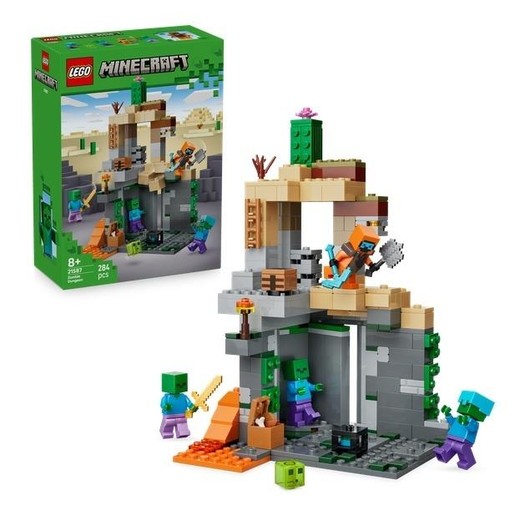 okładka LEGO(R) MINECRAFT 21587 Loch zombie książka