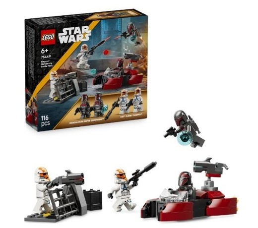 okładka LEGO(R) STAR WARS 75449 Oblężenie Mandalory książka