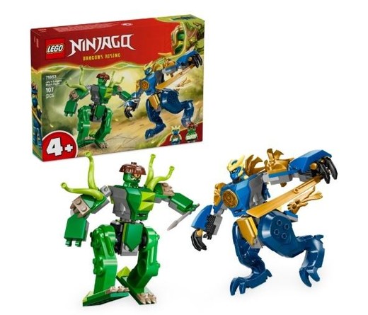 okładka LEGO(R) NINJAGO 71853 Bitwa w smoczym mechu Jaya książka
