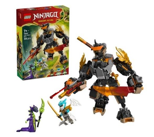 okładka LEGO(R) NINJAGO 71854 Mech specjalny Cole'a i Zane książka