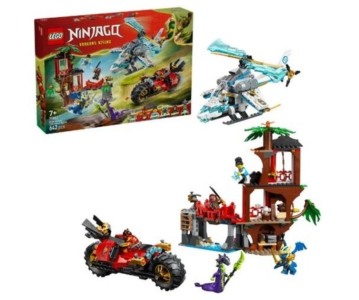 okładka LEGO(R) NINJAGO 71857 Bitwa ninja: domek na drzewie książka