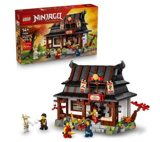 okładka LEGO(R) NINJAGO 71858 Kuźnia Cztery Bronie książka