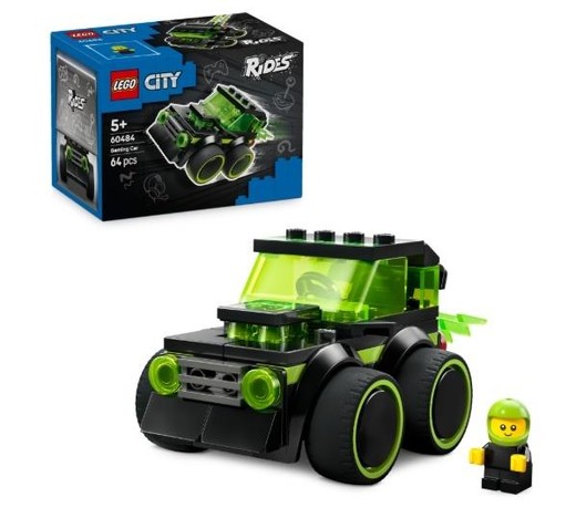 okładka LEGO(R) CITY 60484 Gamingowa wyścigówka książka