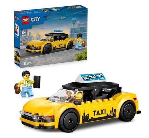 okładka LEGO(R) CITY 60487 Żółta taksówka książka
