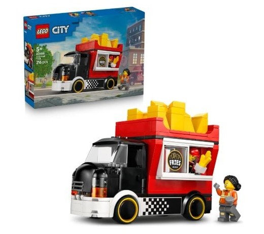 okładka LEGO(R) CITY 60488 Food truck z frytkami książka