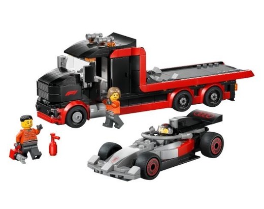 okładka LEGO(R) CITY 60493 Ciężarówka F1 z bolidem Audi F1 książka