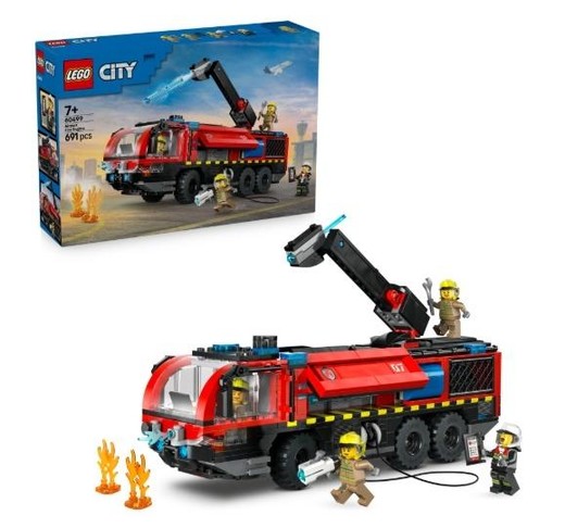 okładka LEGO(R) CITY 60499 Lotniskowy wóz strażacki książka