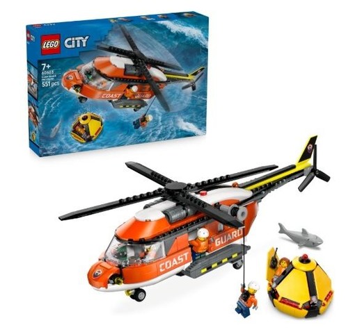 okładka LEGO(R) CITY 60503 Helikopter straży przybrzeżnej książka