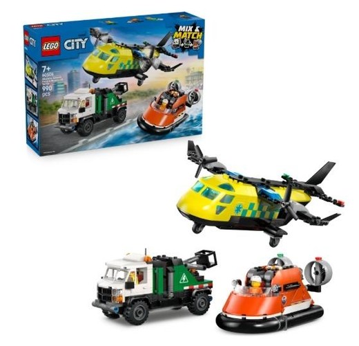 okładka LEGO(R) CITY 60505 Zestaw z samolotem, ciężarówką... książka