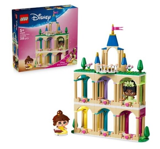 okładka LEGO(R) DISNEY PRINCESS 43291 Mała Bella i Tiana... książka
