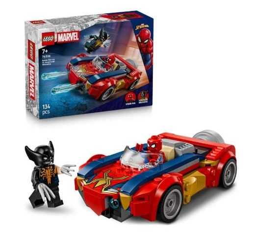 okładka LEGO(R) SUPER HEROES 76336 Spider-Man w samochodzie książka