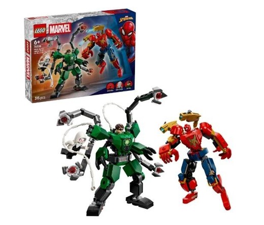 okładka LEGO(R) SUPER HEROES 76338 Bitwa mechów: Spider-Man książka
