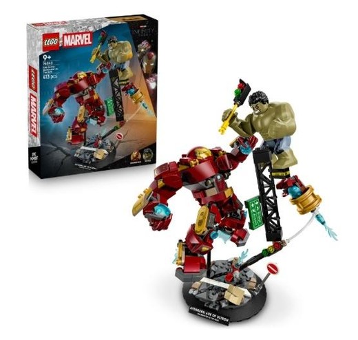 okładka LEGO(R) SUPER HEROES 76343 Epicka bitwa: Hulkbuster książka