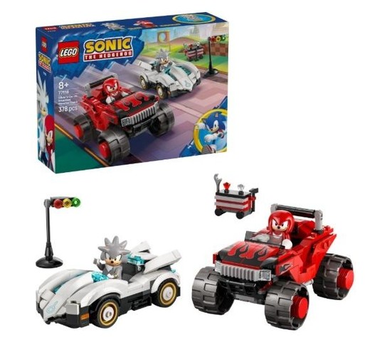 okładka LEGO(R) SONIC 77118 Silver w samochodzie kontra... książka