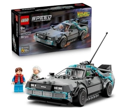 okładka LEGO(R) SPEED CHAMPIONS 77256 Wehikuł czasu z Powrót książka
