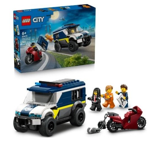 okładka LEGO(R) CITY 60479 Furgonetka policyjnego konwoju książka