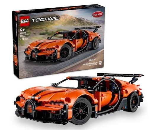 okładka LEGO(R) TECHNIC 42222 Hipersamochód Bugatti Chiron książka