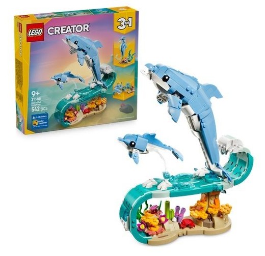 okładka LEGO(R) CREATOR 31385 Piękny delfin książka