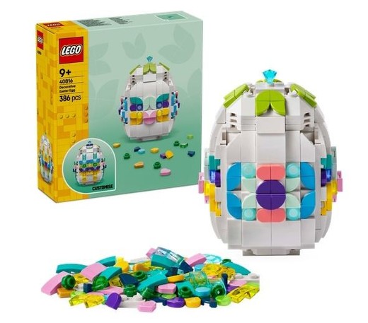 okładka LEGO(R) ICONIC 40816 Dekoracyjna pisanka książka