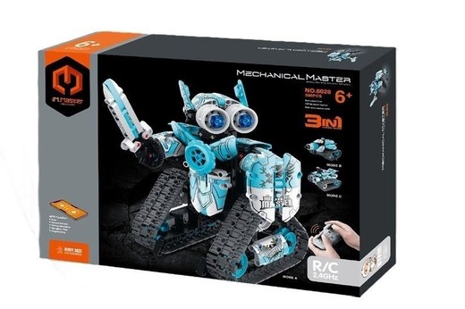 okładka Klocki R/C Robo-Auto turkus 3w1 398el książka