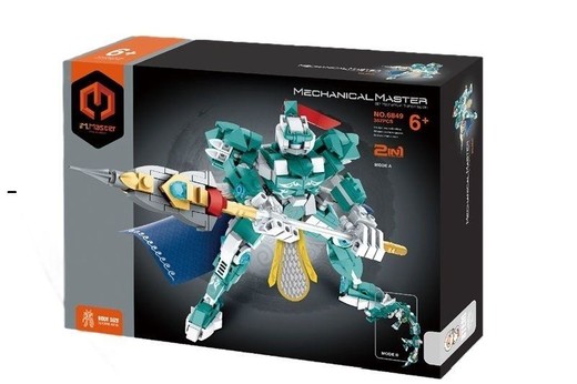 okładka Klocki Robot Tygrys 2w1 357el książka