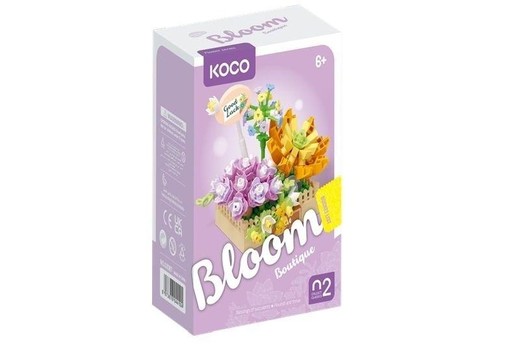 okładka Klocki Sukulenty Doniczka fiolet książka