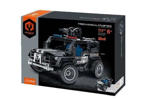 okładka Klocki Pojazd SWAT 2w1 391el książka