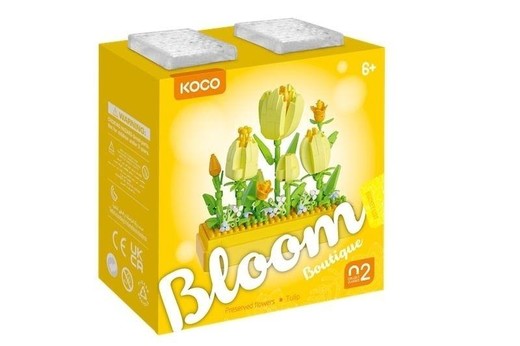 okładka Klocki Kwiaty Tulipany 295el książka