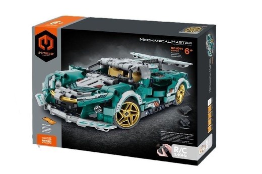 okładka Klocki R/C Super Auto Turkus 450el książka