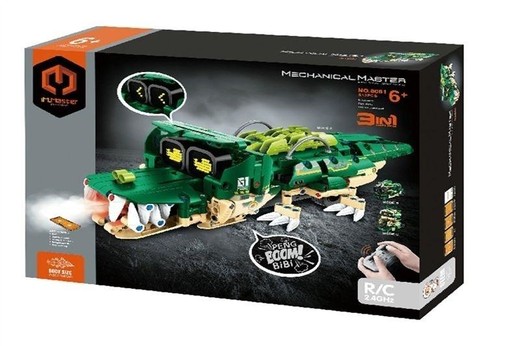 okładka Klocki R/C Robokrokodyl 3w1 513el książka