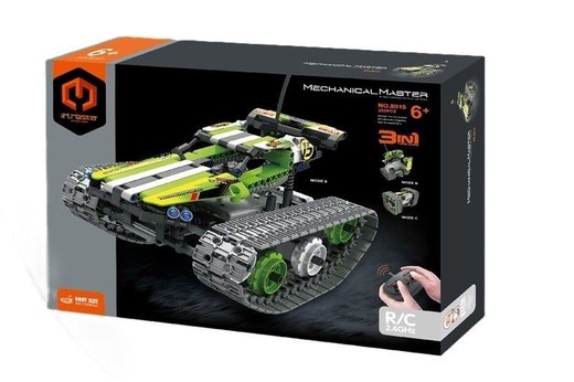 okładka Klocki R/C Pojazd na gąsienicach 3w1 książka