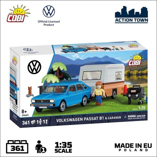 okładka Volkswagen Passat B1 z przyczepą kempingową książka