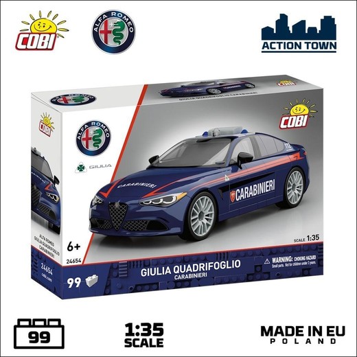 okładka Alfa Romeo Giulia Quadrifoglio CARABINIERI książka
