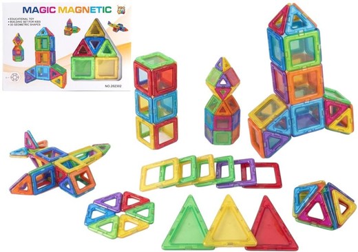 okładka Klocki magnetyczne 40el książka