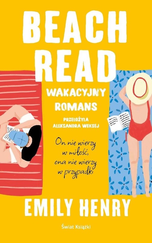okładka Beach Read. Wakacyjny romans książka | Emily Henry