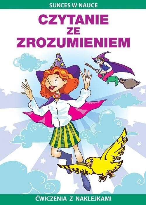 okładka Czytanie ze zrozumieniem. Ćwiczenia z naklejkami książka | Beata Guzowska