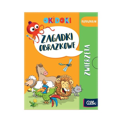 okładka Zagadki obrazkowe Zwierzęta książka