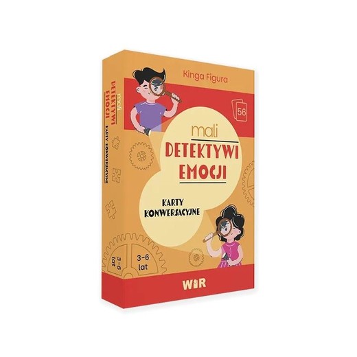 okładka Mali detektywi emocji. Karty konwersacyjne książka | Kinga Figura