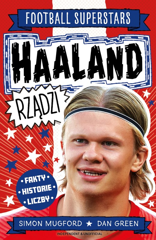 okładka Haaland rządzi. Football superstars książka | Mugford Simon